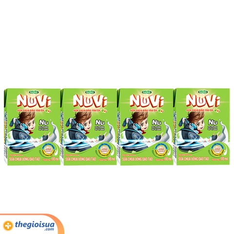Sữa chua uống NuVi Đào táo 110ml