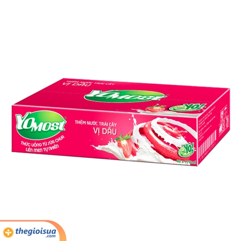 Sữa chua uống Yomost hương dâu 4x170ml