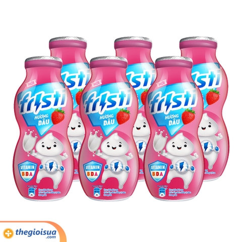 Thức uống dinh dưỡng vị chua Fristi hương dâu 80ml