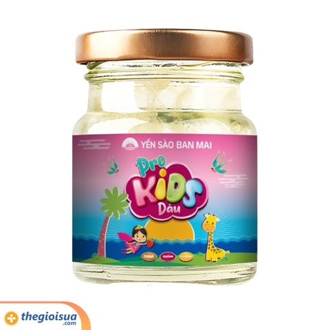 Yến sào Ban Mai - Pro Kids Hương Dâu 6x70ml