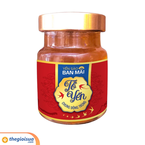 Yến sào Ban Mai - Tổ yến chưng đông trùng - Yến tươi 1,8g 70ml