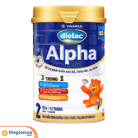 Sữa bột Dielac Alpha 2 900g