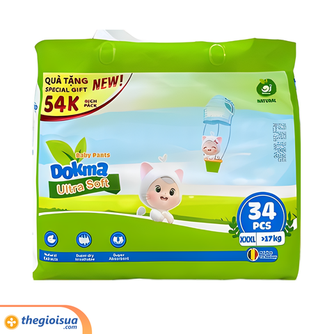 TÃ QUẦN DOKMA ECO BABY  - XXXL34