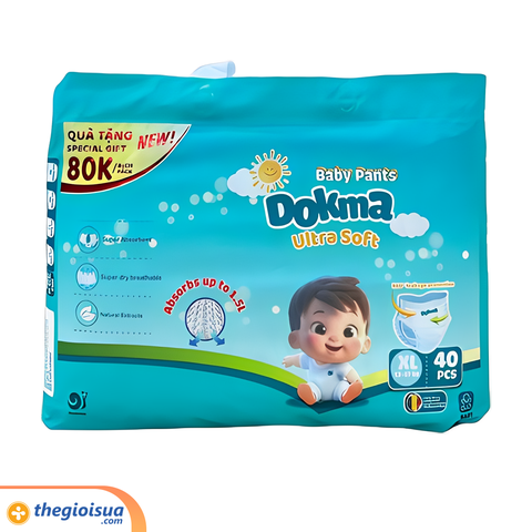 TÃ QUẦN DOKMA PREMIUM BABY - XL40