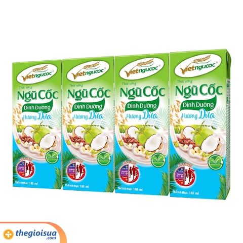 Ngũ cốc dinh dưỡng hương dừa 180ml