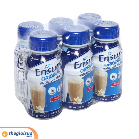 Sữa uống Ensure Vanilla 237ml (Lốc 6 chai)