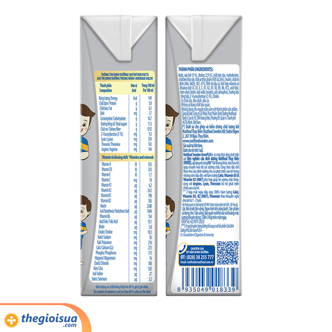 Sữa Pha Sẵn GrowPlus+ Height Boosting HG 180ml