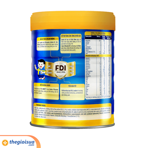 Sữa bột Nuti Grow Plus+ xanh 900g (2 tuổi trở lên)