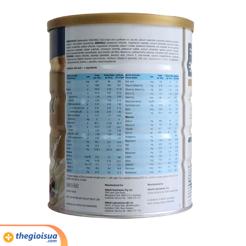 Sữa bột Glucerna Vanilla Flavour 850g Úc