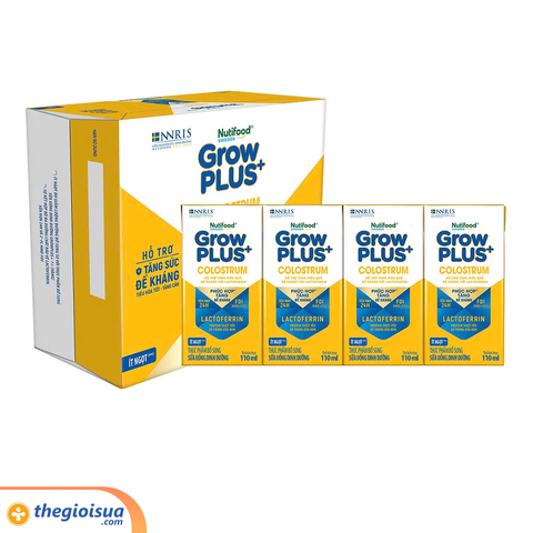 Sữa Uống Dinh Dưỡng Grow Plus+ colostrum Lactoferrin 110ml