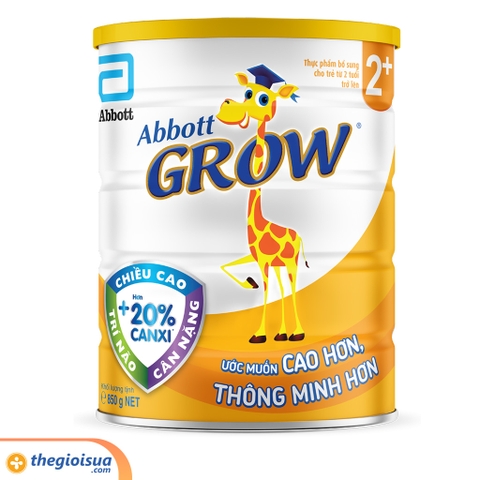 Sữa Bột Abbott Grow 2+ (trên 2 tuổi) 850g