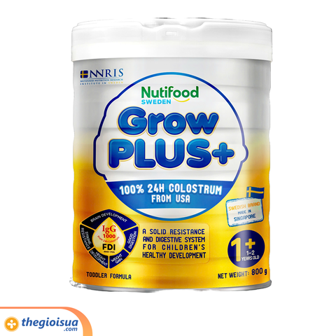 Sữa bột GrowPLUS+ Vàng 1+ từ 1- 2 tuổi (800g)