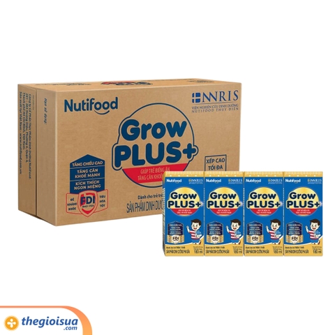 Sữa uống Grow PLUS+ xanh 180ml (từ 2 tuổi)