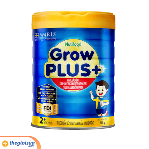 Sữa bột Nuti Grow Plus+ xanh 900g (2 tuổi trở lên)