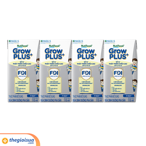 Sữa Pha Sẵn GrowPlus+ Height Boosting HG 110ml