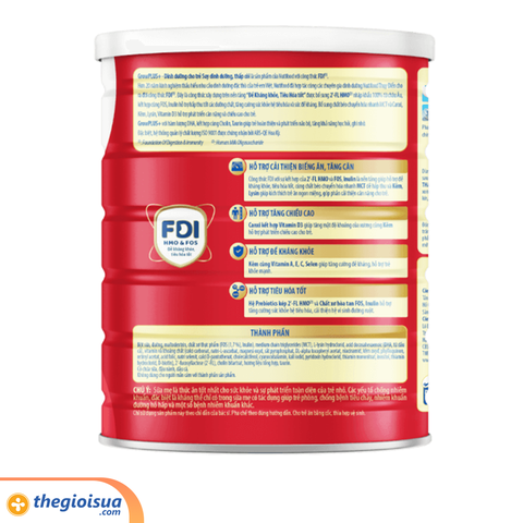 Sữa bột Nuti Grow PLUS đỏ 1+ 1,5kg (từ 1 tuổi)