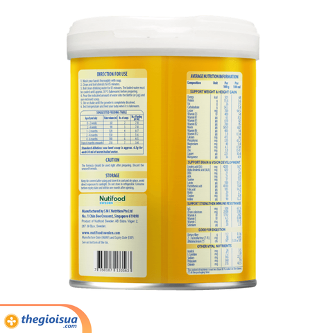 Sữa bột công thức GrowPlus+ Colos Immunel 0+ (0-12 tháng) 800g