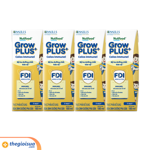 Sữa Pha Sẵn GrowPlus+ Colos Immunel HG 180ml
