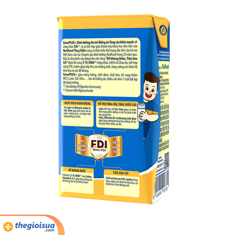 Sữa uống Grow PLUS+ xanh 110ml (từ 1 tuổi)