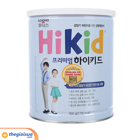 Sữa bột Hikid Premium 600g