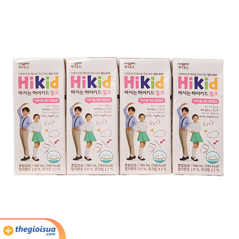 Sữa Pha sẵn Hikid Drink Milk 190ml