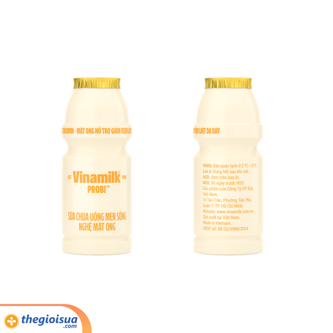 Sữa chua uống Probi Gold mật ong và curcumin từ nghệ 4x130ml