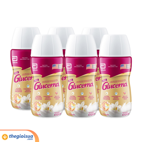 Sữa uống Abbott Glucerna hương vani 220ml (Lốc 6 chai)