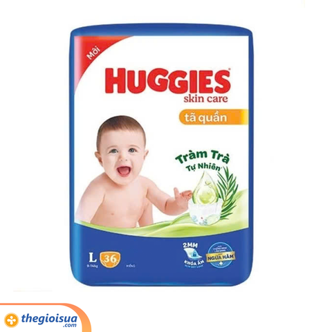 Tã quần Huggies Skincare L 9-14kg (36 miếng)