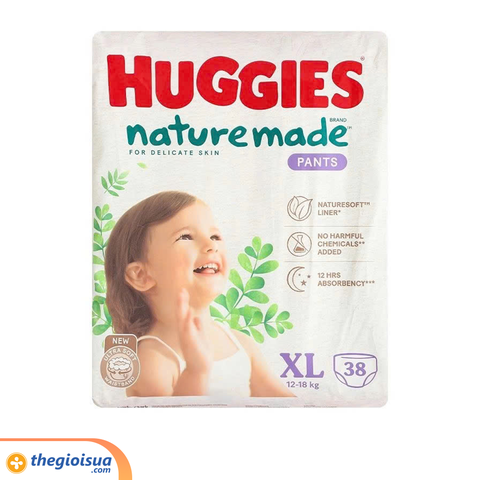 Tã quần Huggies Naturemade XL38