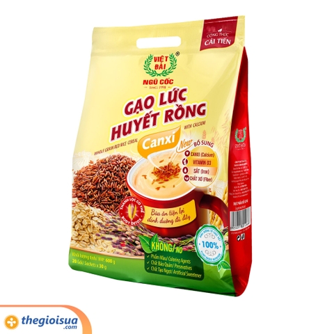Ngũ cốc Việt Đài Gạo lức huyết rồng canxi 600gr