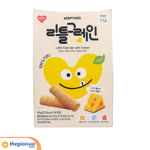 Bánh Ngũ cốc Kemy Kids 8M+ vị Phô mai 40g