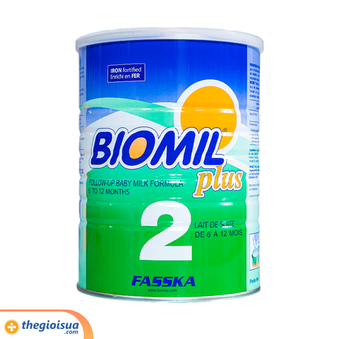 Sữa bột Biomil Plus 2 800g cho bé trên 6 tháng