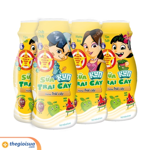Sữa Trái Cây Kun hương Trái Cây chai 85ml