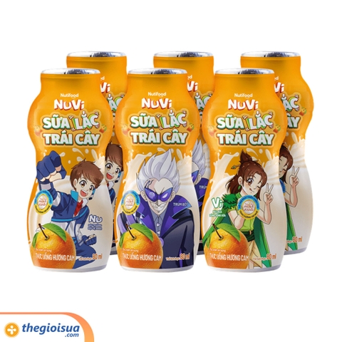 Sữa trái cây NuVi Cam Chai 80ml