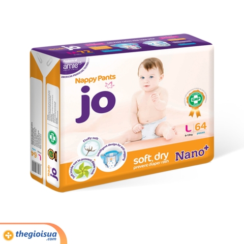 Tã quần JO size L 64 miếng