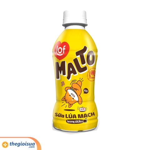 Sữa Socola lúa mạch Lof Malto chai 240mlx24