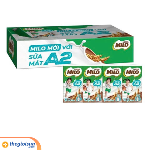 Sữa Milo A2 ít đường 110ml