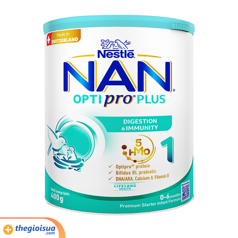 Sữa bột Nan Optipro Plus 1 400g