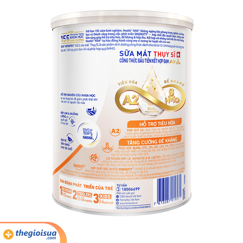 Sữa bột NAN INFINIPRO A2 6HMO 2 800g