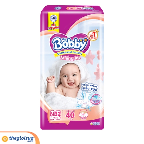 Miếng lót Bobby Newborn 2 - 40 miếng