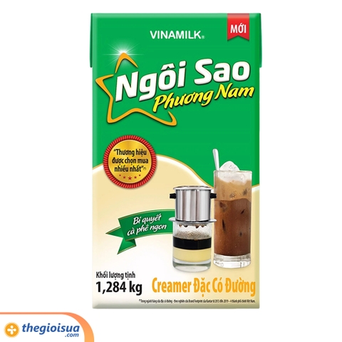Sữa đặc có đường Ngôi Sao Phương Nam Xanh lá 1284g