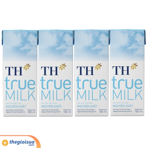 Sữa tươi tiệt trùng TH nguyên chất 180ml