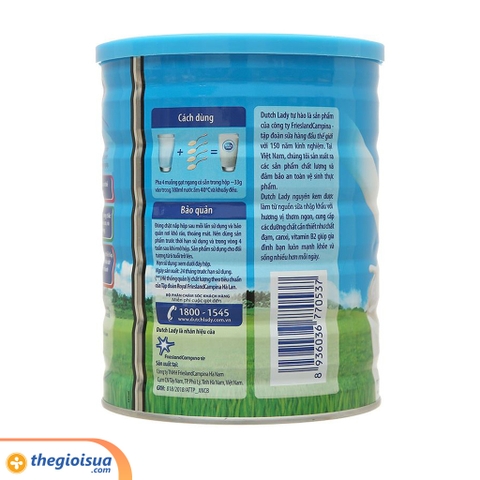 Sữa bột Dutch Lady nguyên kem 850g