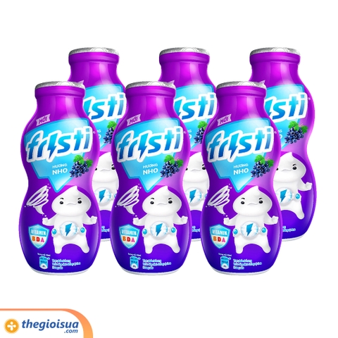 Thức uống dinh dưỡng vị chua Fristi hương nho 4x80ml