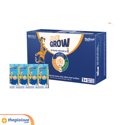 Sữa dinh dưỡng pha sẵn Nuvi Grow 1+ 180ml (Từ 1 tuổi)