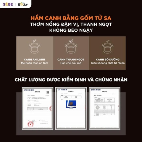 Nồi nấu chậm Bear 3L  ESP-305LP