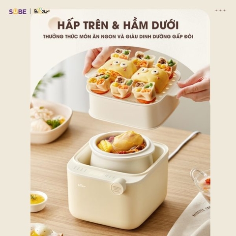 Nồi nấu chậm Bear 0.8L SB-NNC08