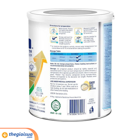 Sữa bột Nutren Junior 800g