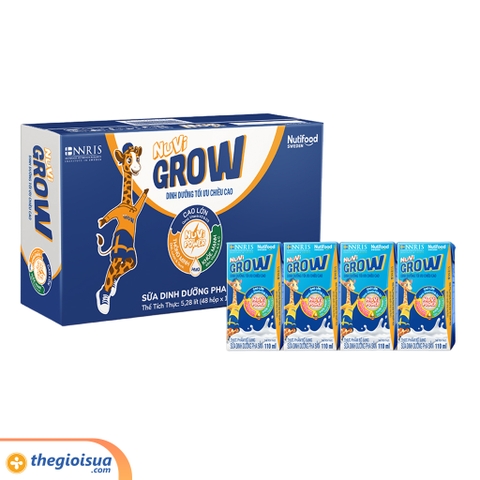 Sữa dinh dưỡng pha sẵn Nuvi Grow 110ml dành cho trẻ trên 2 tuổi