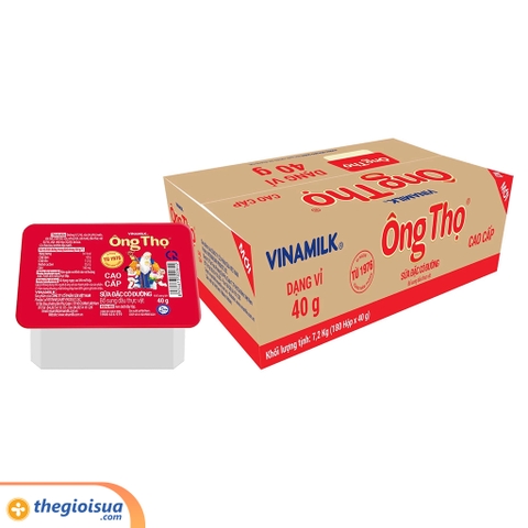 Sữa đặc có đường Vinamilk Ông thọ Đỏ lẻ 40g